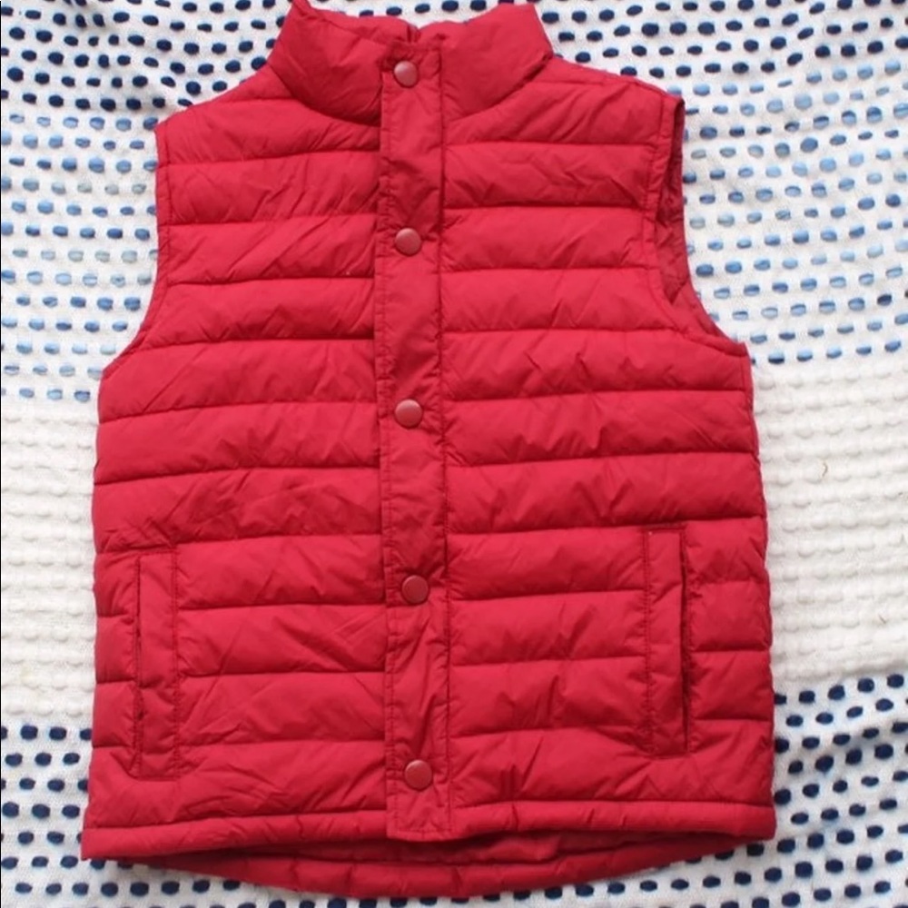 NEW Gymboree Kids Red Puffer Vest